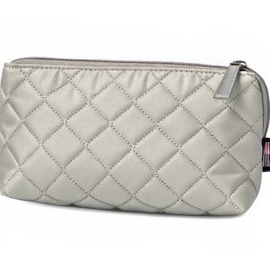 Luxury Quilted Pouch (Gray Edition)