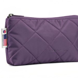 Royal Violet Quilted Pouch